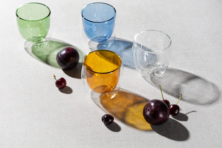 Стакан с двойными стенками Glass Bubble, бесцветный Стакан с двойными стенками Glass Bubble, бесцветный