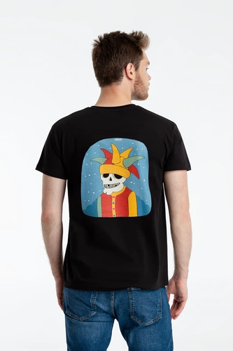 Футболка «Шут», черная Футболка «Шут», черная