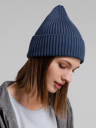 Шапка Stout, синий меланж Шапка Stout, синий меланж