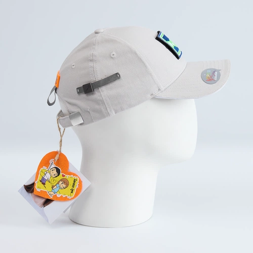 Бейсболка Spiker, серая с белым с кастомизацией Бейсболка Spiker, серая с белым с кастомизацией