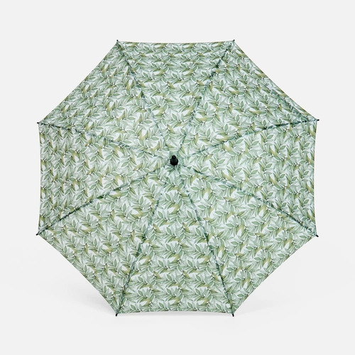 Зонт-трость Undercolor с полной запечаткой, с зелеными спицами Зонт-трость Undercolor с полной запечаткой, с зелеными спицами