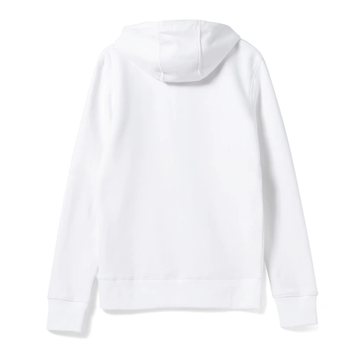 Толстовка на молнии с капюшоном унисекс King, белая Толстовка на молнии с капюшоном унисекс King, белая