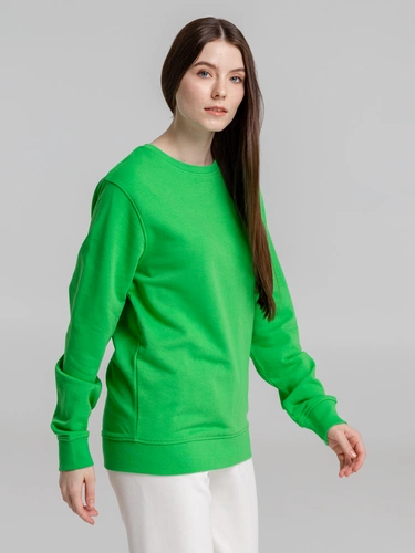 Свитшот унисекс BNC Inspire (Organic), зеленый Свитшот унисекс BNC Inspire (Organic), зеленый