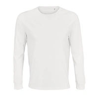 Футболка унисекс с длинным рукавом Pioneer LSL, белая