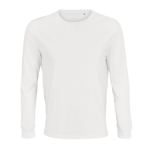 Футболка унисекс с длинным рукавом Pioneer LSL, белая Футболка унисекс с длинным рукавом Pioneer LSL, белая