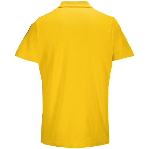 Рубашка поло унисекс Pulse, желтая Рубашка поло унисекс Pulse, желтая