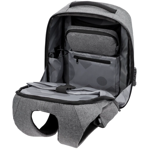 Рюкзак с потайным карманом inGreed, серый Рюкзак с потайным карманом inGreed, серый