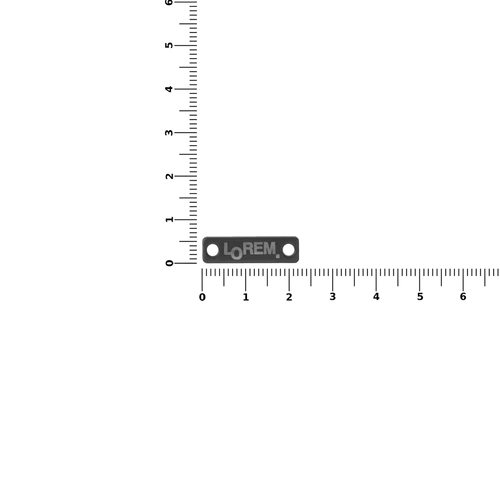 Шильдик металлический Alfa Liten, серый Шильдик металлический Alfa Liten, серый