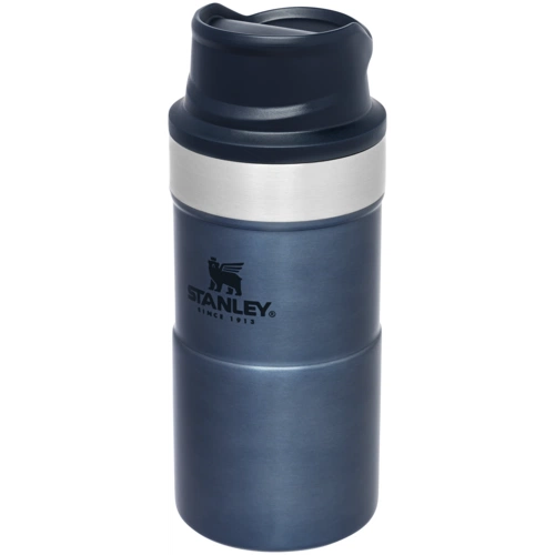 Термокружка Stanley Classic Trigger Action 250 One hand 2.0, синяя Термокружка Stanley Classic Trigger Action 250 One hand 2.0, синяя