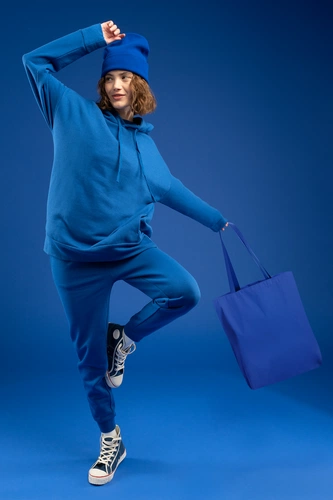 Шопер B4, синий с синими ручками Шопер B4, синий с синими ручками