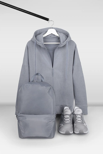 Толстовка унисекс H3, серая Толстовка унисекс H3, серая