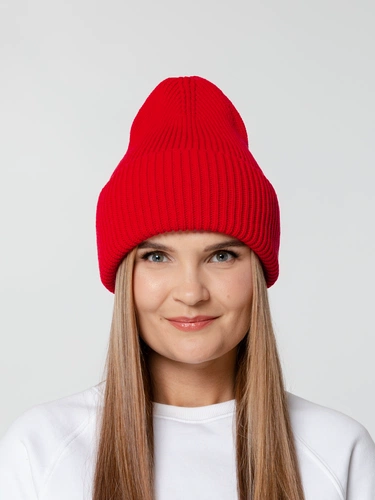 Шапка Flette, красная (алая) Шапка Flette, красная (алая)