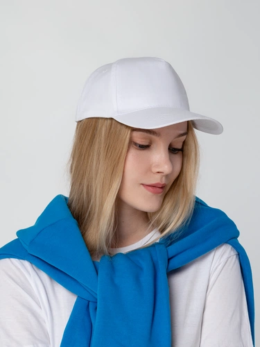 Бейсболка Promo, белая Бейсболка Promo, белая