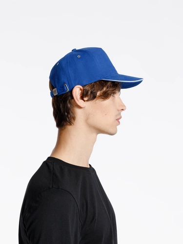 Бейсболка Classic, ярко-синяя с белым кантом Бейсболка Classic, ярко-синяя с белым кантом