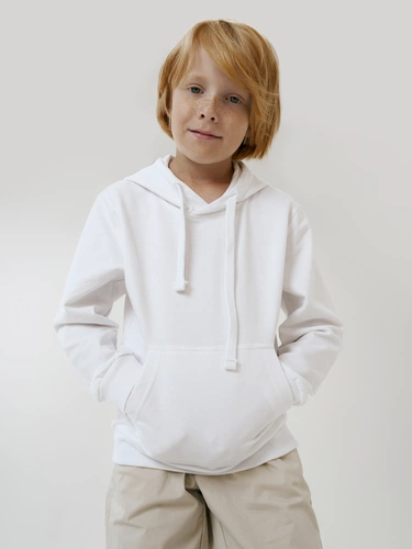 Худи детское Kirenga Kids 2.0, белое Худи детское Kirenga Kids 2.0, белое