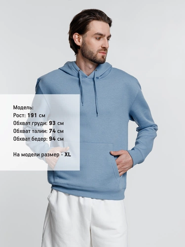 Худи унисекс Phoenix, голубое Худи унисекс Phoenix, голубое