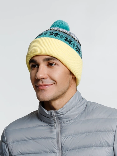 Шапка Mirakler, зеленая с желтым Шапка Mirakler, зеленая с желтым