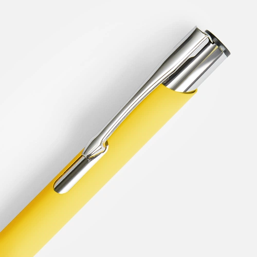 Ручка шариковая Keskus Soft Touch, желтая Ручка шариковая Keskus Soft Touch, желтая