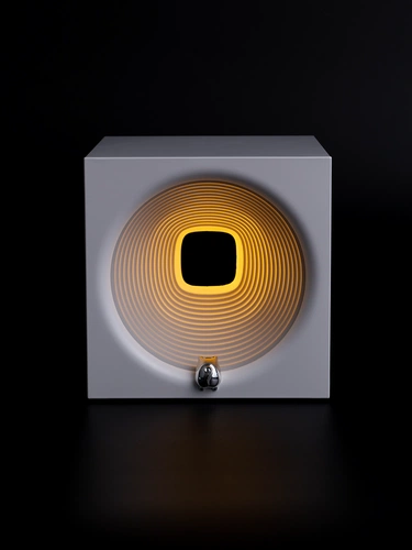 Bluetooth-колонка с подсветкой Volumetric, белая Bluetooth-колонка с подсветкой Volumetric, белая