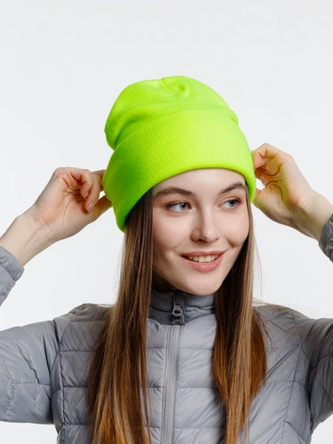 Шапка Urban Flow, салатовый неон Шапка Urban Flow, салатовый неон