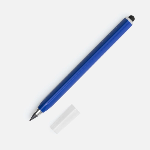 Вечный карандаш Tricore со стилусом, синий Вечный карандаш Tricore со стилусом, синий
