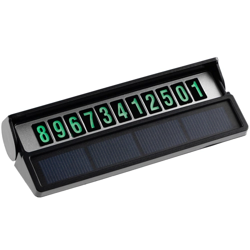 Парковочная визитка Litera Solar, черная Парковочная визитка Litera Solar, черная