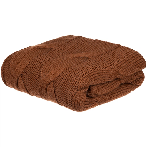 Плед Snefald, коричневый (темное золото) Плед Snefald, коричневый (темное золото)