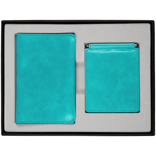 Набор Apache Billfold, бирюзовый Набор Apache Billfold, бирюзовый