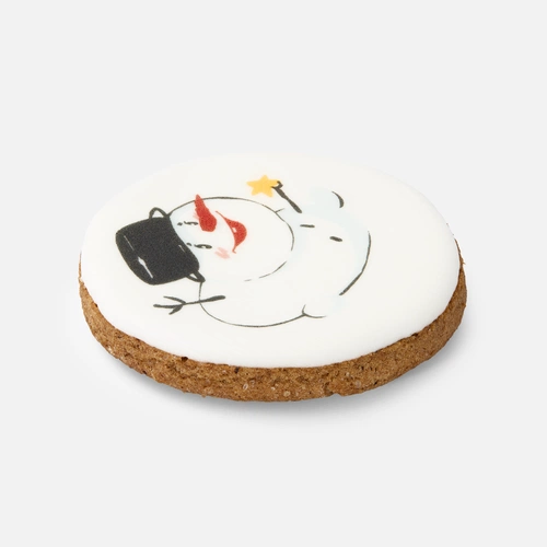 Печенье имбирное «Снеговик» Печенье имбирное «Снеговик»