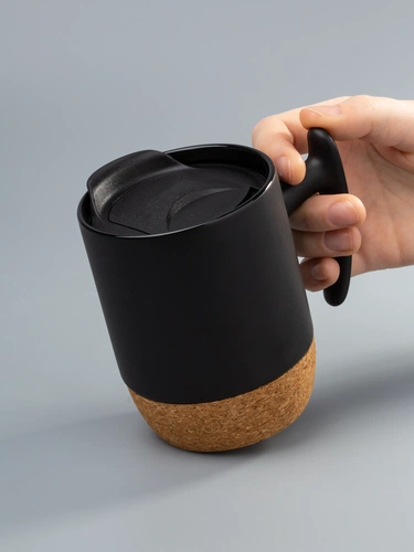 Кружка Corky Grip, черная Кружка Corky Grip, черная