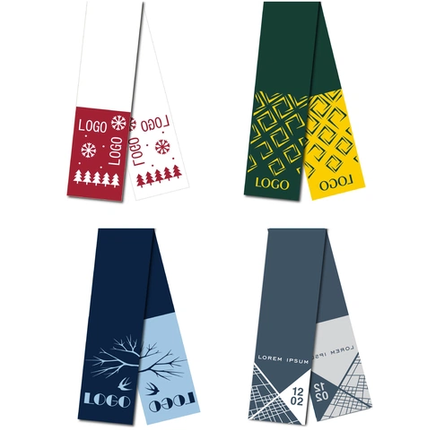 Шарф на заказ Tricksy Rand, S, полушерсть Шарф на заказ Tricksy Rand, S, полушерсть