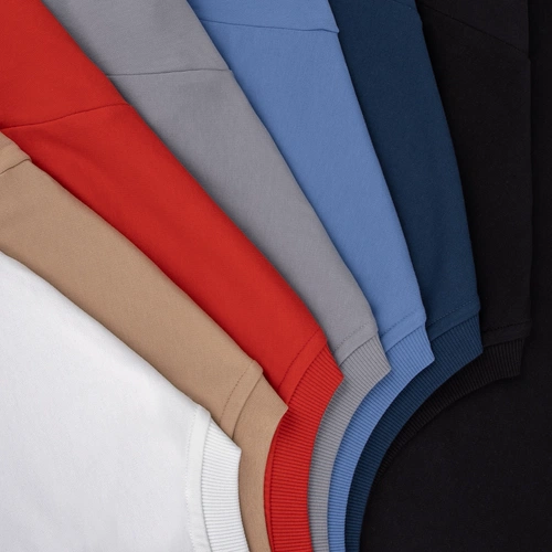 Футболка оверсайз с двойным рукавом Kosmos, молочно-белая Футболка оверсайз с двойным рукавом Kosmos, молочно-белая