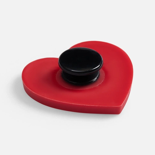 Джибитс из ПВХ «Сердце», красный Джибитс из ПВХ «Сердце», красный