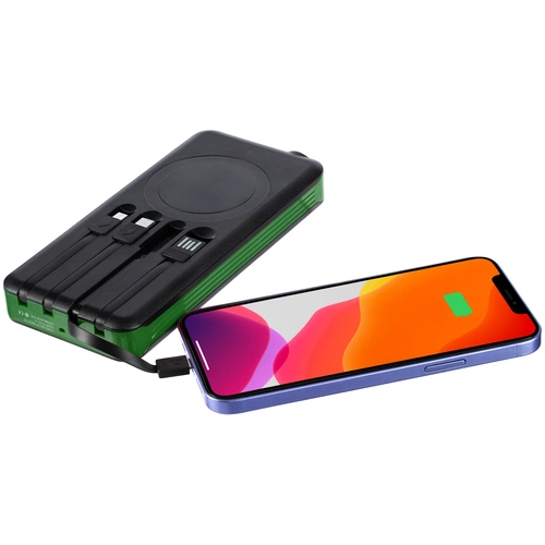 Аккумулятор Holiday Maker, 10000 мАч, зеленый Аккумулятор Holiday Maker, 10000 мАч, зеленый