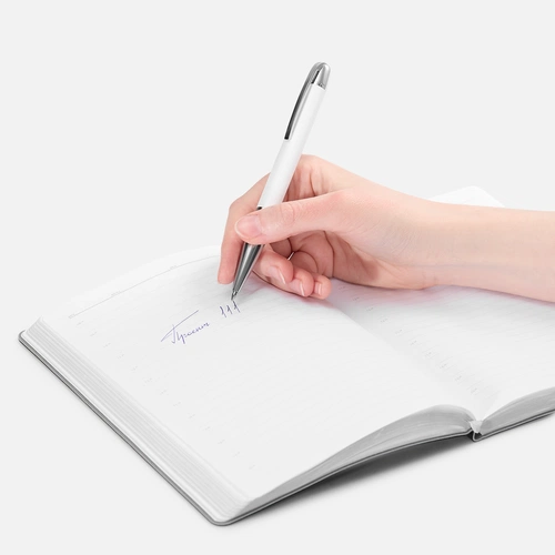 Ручка шариковая Arc Soft Touch, белая Ручка шариковая Arc Soft Touch, белая