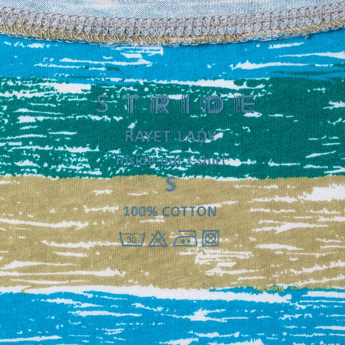 Футболка женская Rayet Lady двусторонняя, голубая с зеленым Футболка женская Rayet Lady двусторонняя, голубая с зеленым