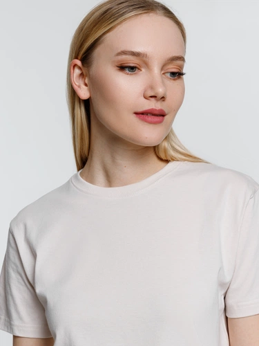 Футболка унисекс T-Bolka 160, молочно-белая Футболка унисекс T-Bolka 160, молочно-белая