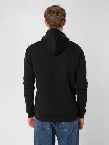 Толстовка с капюшоном Unit Kirenga Heavy, черная Толстовка с капюшоном Unit Kirenga Heavy, черная