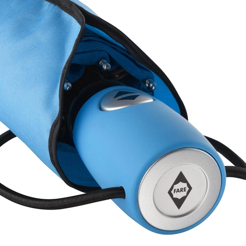 Зонт складной AOC, голубой Зонт складной AOC, голубой