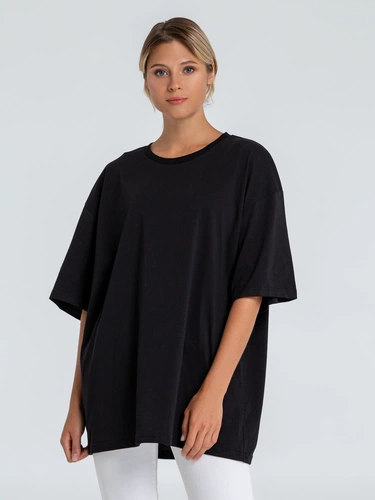 Футболка оверсайз «Внутренний Рим», черная Футболка оверсайз «Внутренний Рим», черная