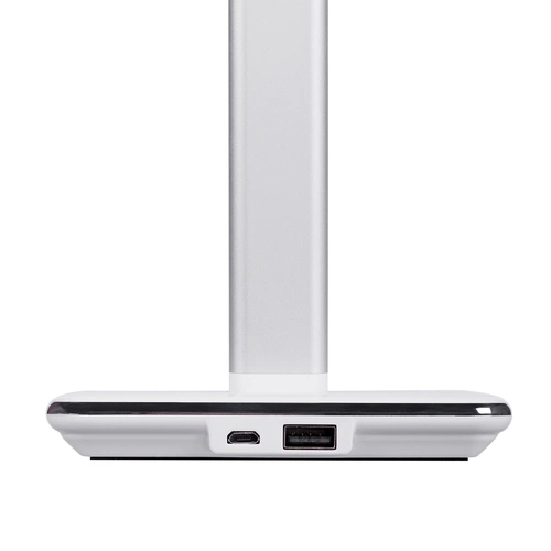 Настольная лампа с беспроводной зарядкой Power Spot, белая Настольная лампа с беспроводной зарядкой Power Spot, белая