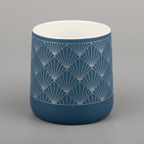 Кружка Ingver, синяя с гравировкой и деколью Кружка Ingver, синяя с гравировкой и деколью