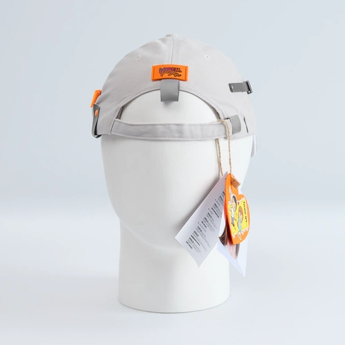 Бейсболка Spiker, серая с белым с кастомизацией Бейсболка Spiker, серая с белым с кастомизацией