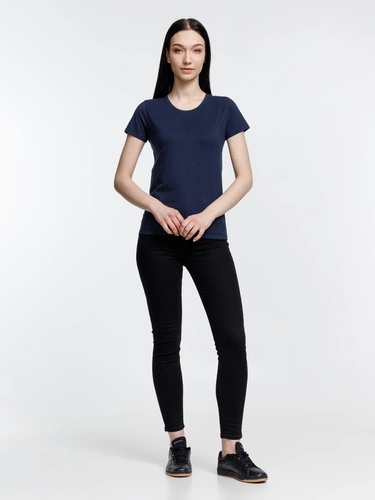 Футболка женская Pioneer Women, темно-синяя Футболка женская Pioneer Women, темно-синяя