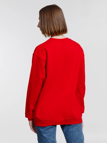 Свитшот унисекс Columbia, красный Свитшот унисекс Columbia, красный