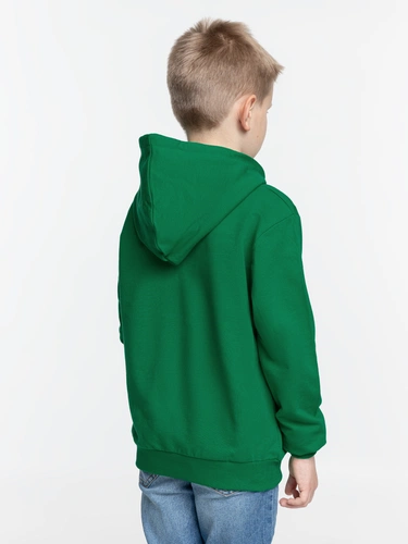 Толстовка с капюшоном детская Kirenga Kids, зеленая Толстовка с капюшоном детская Kirenga Kids, зеленая