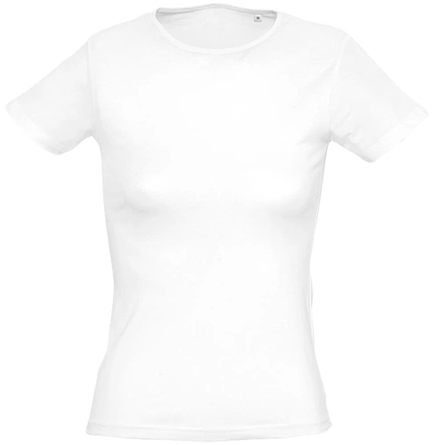 Футболка женская Miami 170, белая Футболка женская Miami 170, белая