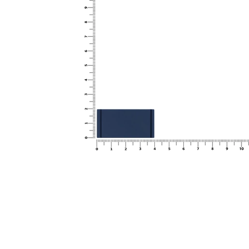 Лейбл из ПВХ Dzeta, XS, темно-синий Лейбл из ПВХ Dzeta, XS, темно-синий