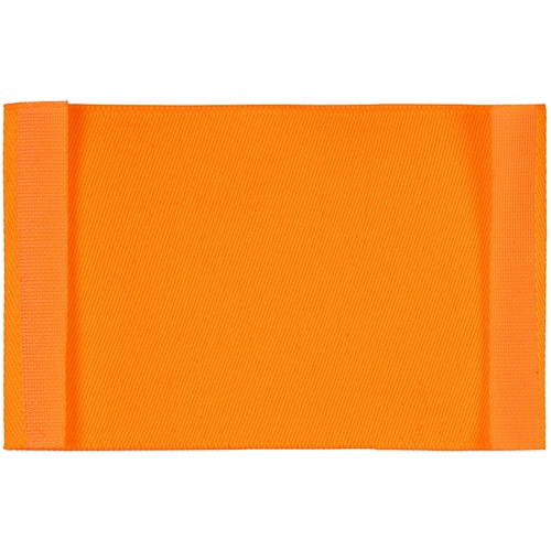 Лейбл тканевый Epsilon, XL, оранжевый неон Лейбл тканевый Epsilon, XL, оранжевый неон