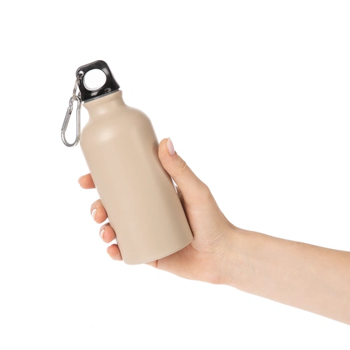 Бутылка для воды Funrun 400, светло-бежевая Бутылка для воды Funrun 400, светло-бежевая